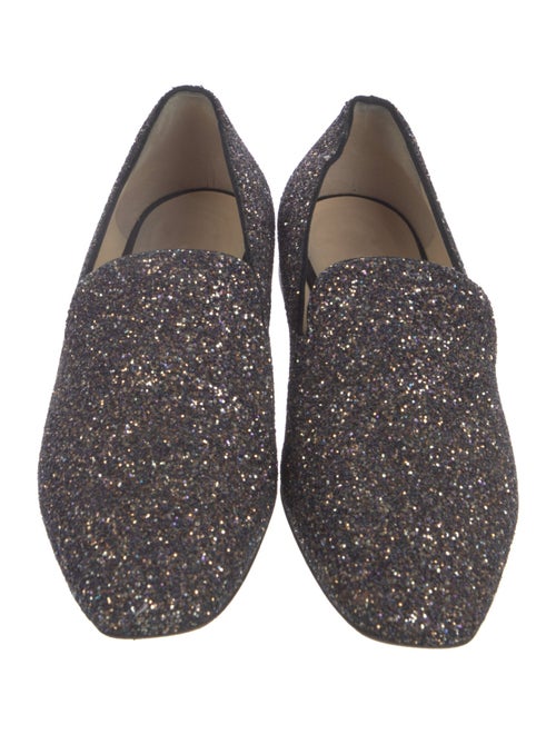 Jimmy Choo Glitter Glitter Accents Loafers