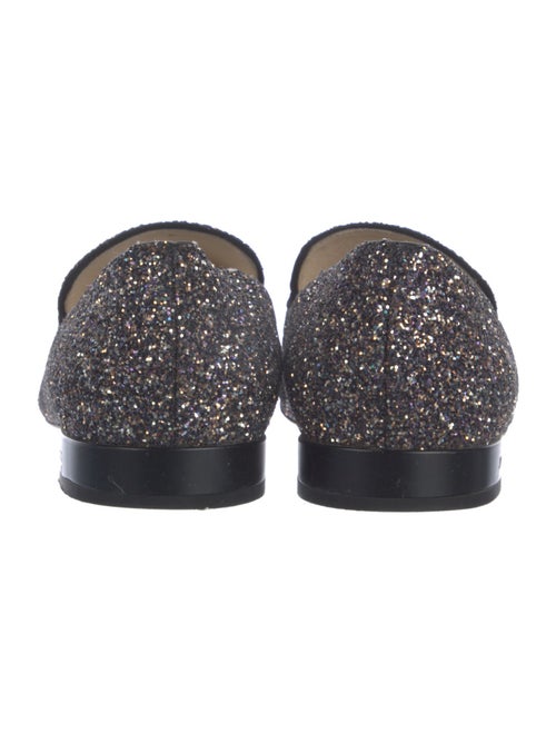 Jimmy Choo Glitter Glitter Accents Loafers