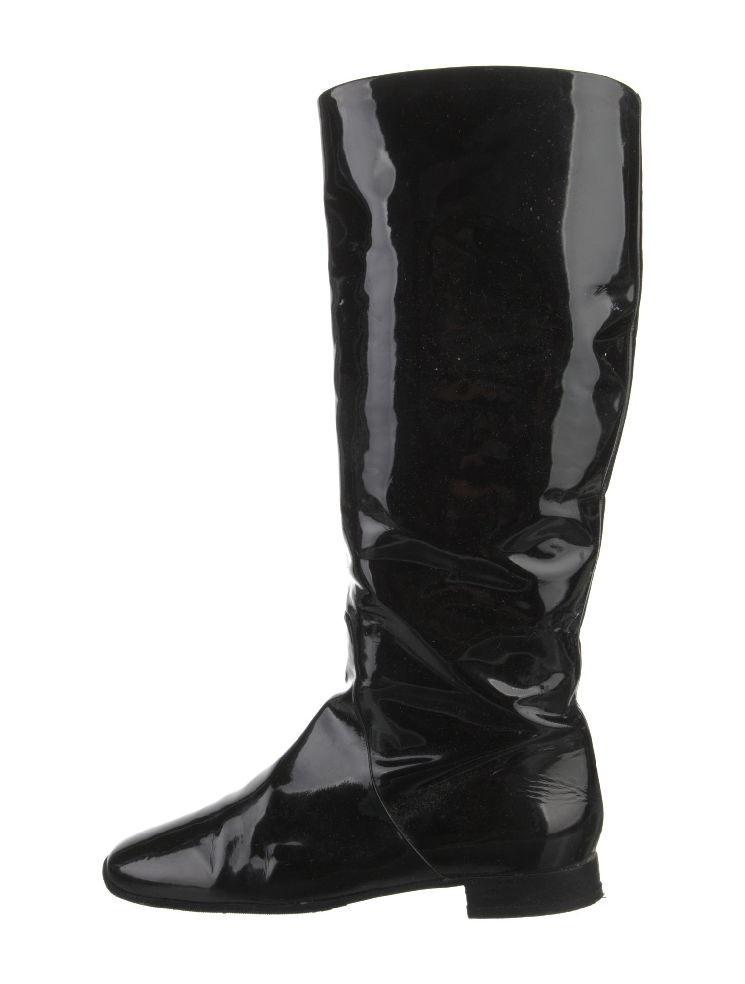 Bottega Veneta Patent Leather Riding Boots