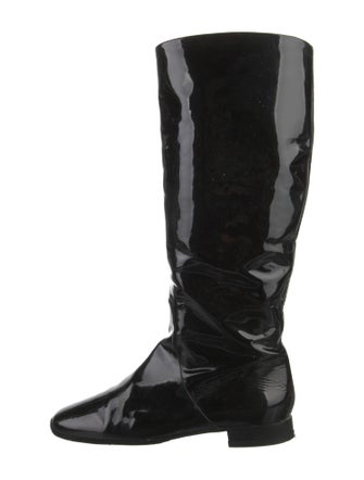 Bottega Veneta Patent Leather Riding Boots