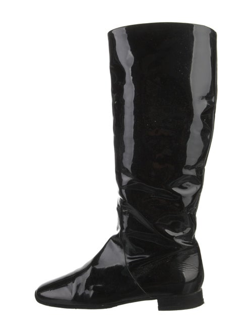 Bottega Veneta Patent Leather Riding Boots