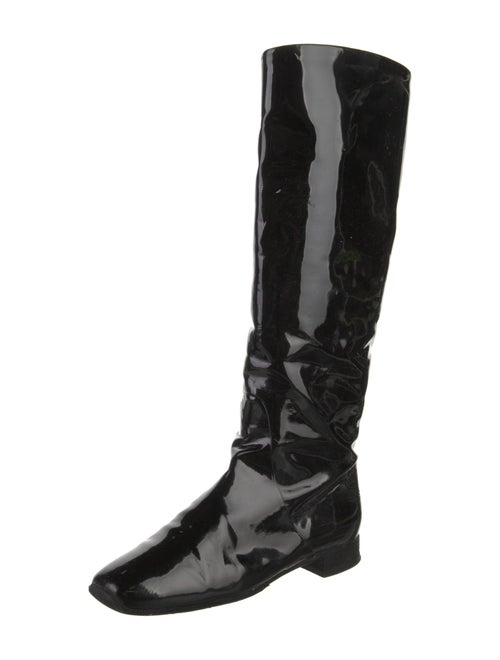 Bottega Veneta Patent Leather Riding Boots