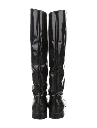 Bottega Veneta Patent Leather Riding Boots