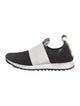 Jimmy Choo Suede Colorblock Pattern Sock Sneakers