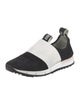 Jimmy Choo Suede Colorblock Pattern Sock Sneakers
