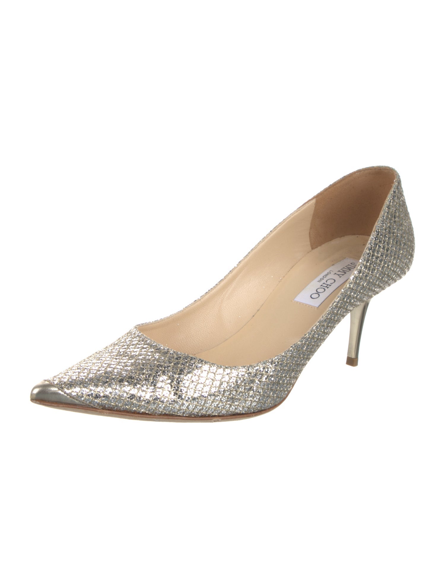 Jimmy Choo Glitter Glitter Accents Pumps