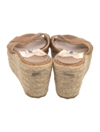Jimmy Choo Embossed Leather Espadrilles