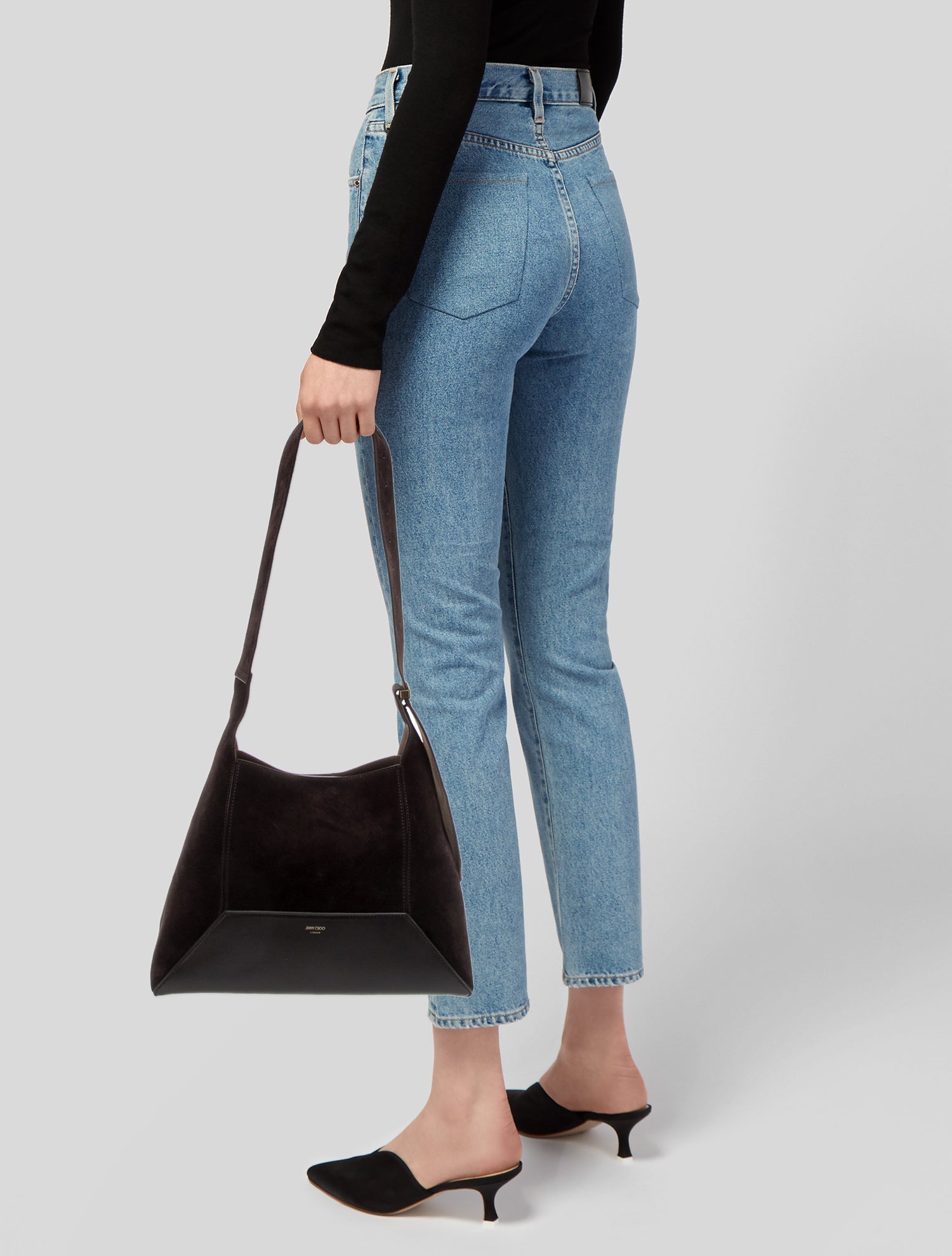 Jimmy Choo Suede Diamond Medium