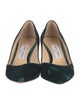 Jimmy Choo Velvet Pumps