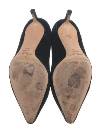 Jimmy Choo Velvet Pumps