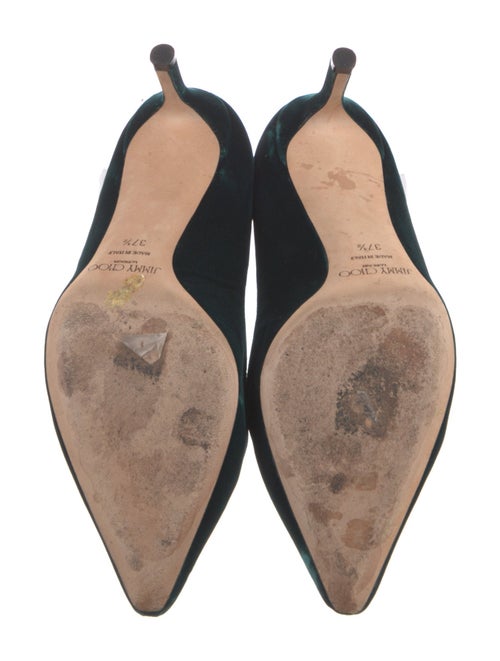 Jimmy Choo Velvet Pumps
