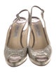 Jimmy Choo Glitter Slingback Sandals