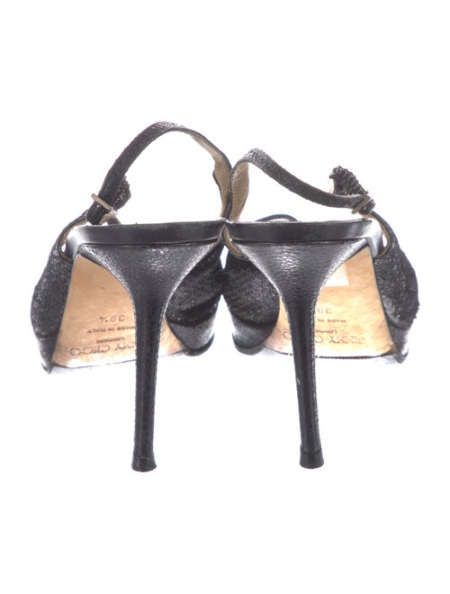 Jimmy Choo Glitter Slingback Sandals