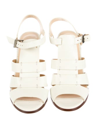 Jimmy Choo Leather Slingback Sandals