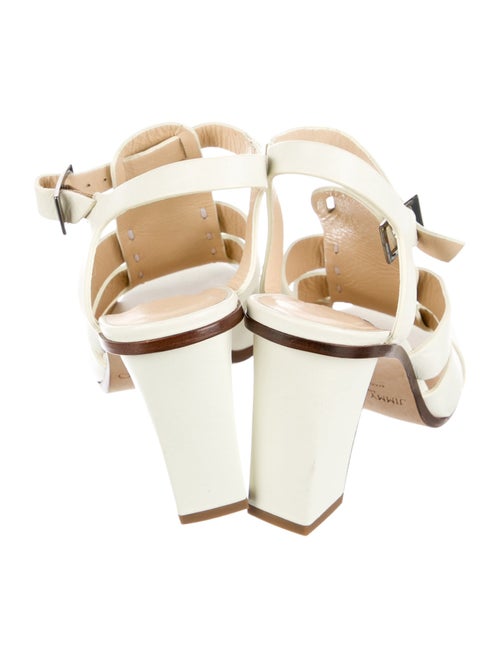 Jimmy Choo Leather Slingback Sandals