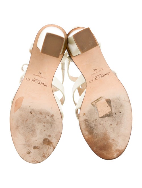 Jimmy Choo Leather Slingback Sandals