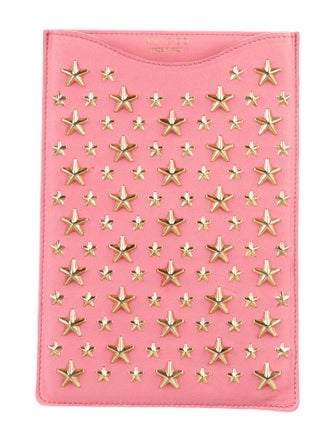 Jimmy Choo Leather Studded Pouch