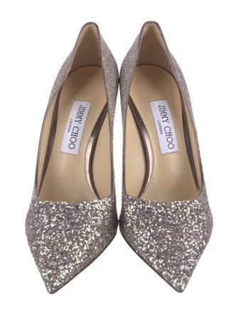 Jimmy Choo Glitter Glitter Accents Pumps