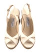 Jimmy Choo Leather Slingback Sandals