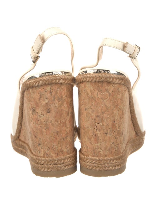 Jimmy Choo Leather Slingback Sandals