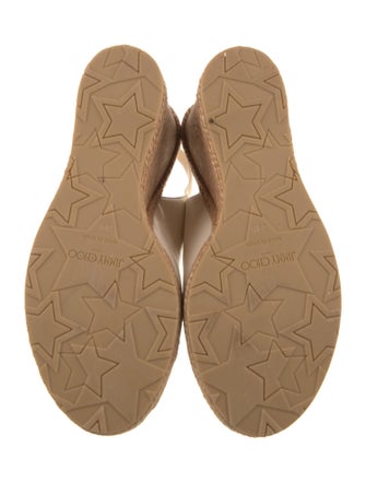 Jimmy Choo Leather Slingback Sandals