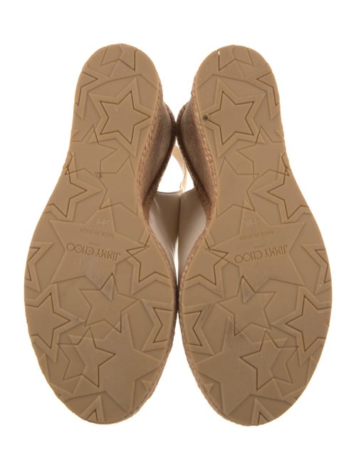 Jimmy Choo Leather Slingback Sandals