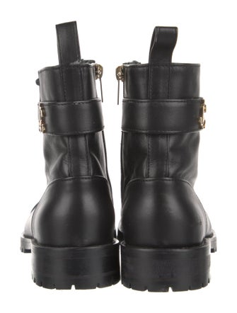 Jimmy Choo Leather Combat Boots
