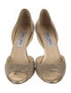 Jimmy Choo Glitter Glitter Accents D'Orsay Pumps