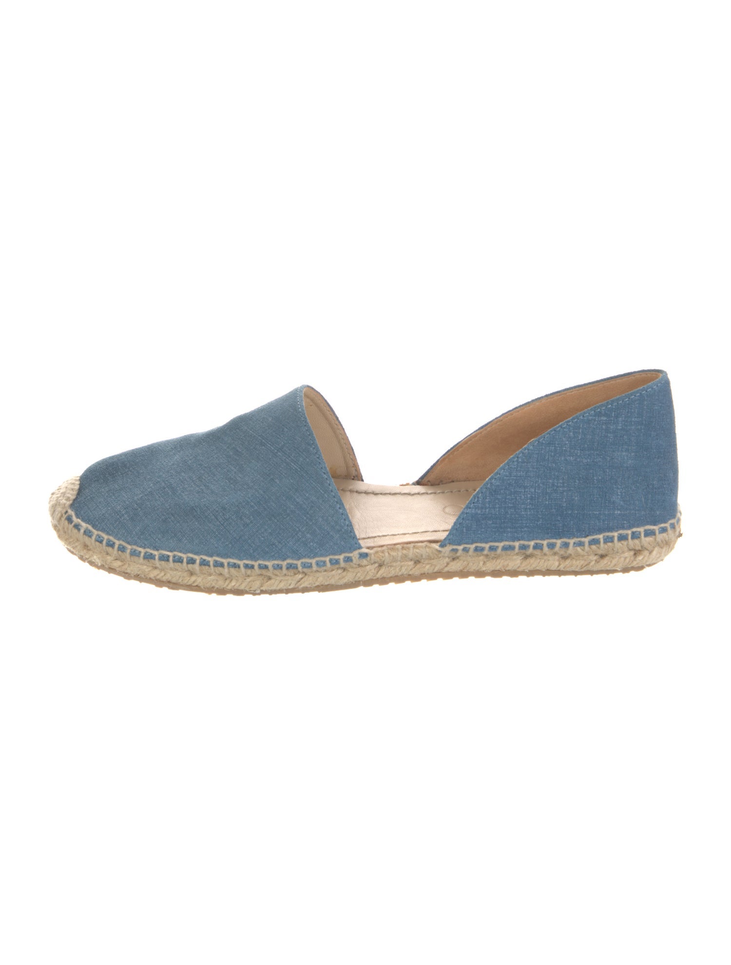 Jimmy Choo Denim D'Orsay Flats