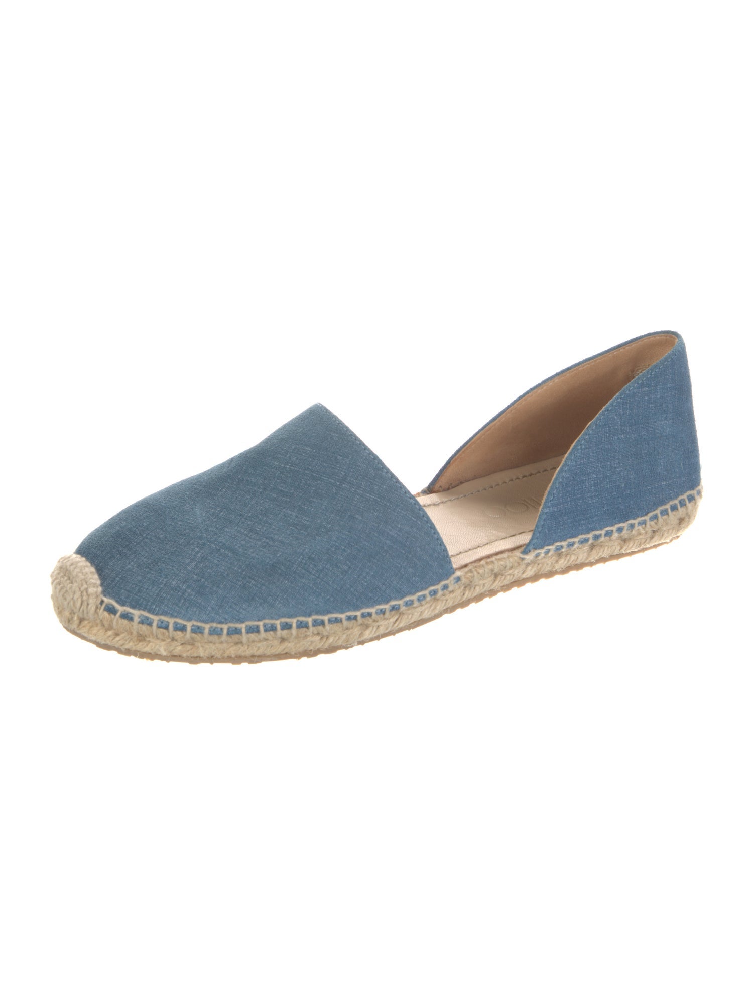 Jimmy Choo Denim D'Orsay Flats
