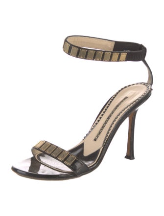 Jimmy Choo Patent Leather Sandals
