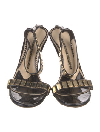 Jimmy Choo Patent Leather Sandals