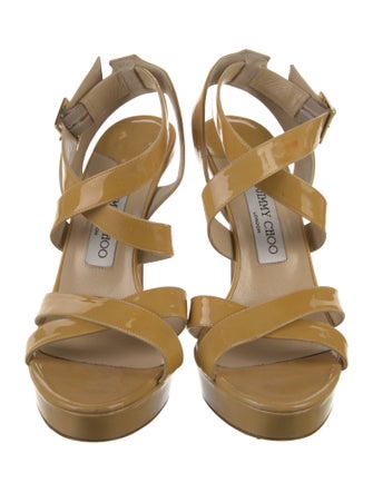 Jimmy Choo Patent Leather Sandals