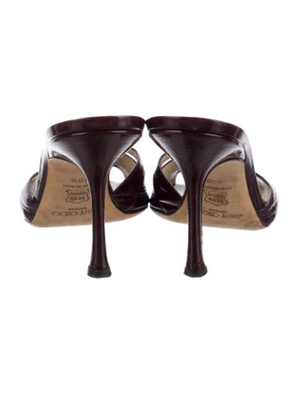 Jimmy Choo Patent Leather Slides