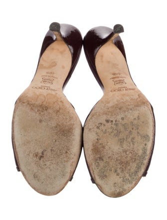 Jimmy Choo Patent Leather Slides