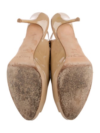 Jimmy Choo Patent Leather Slingback Pumps