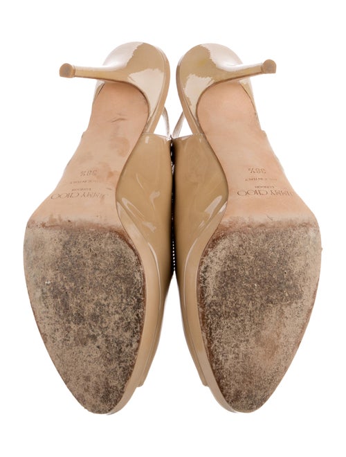 Jimmy Choo Patent Leather Slingback Pumps