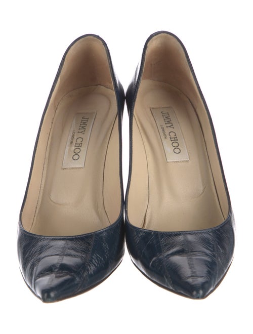 Jimmy Choo Leather Printed Pumps