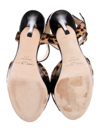 Jimmy Choo Ponyhair Animal Print D'Orsay Pumps