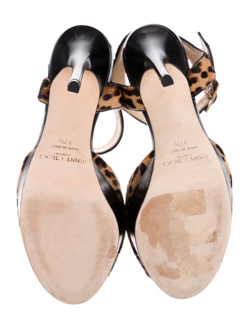 Jimmy Choo Ponyhair Animal Print D'Orsay Pumps
