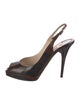Jimmy Choo Patent Leather Slingback Pumps