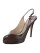 Jimmy Choo Patent Leather Slingback Pumps