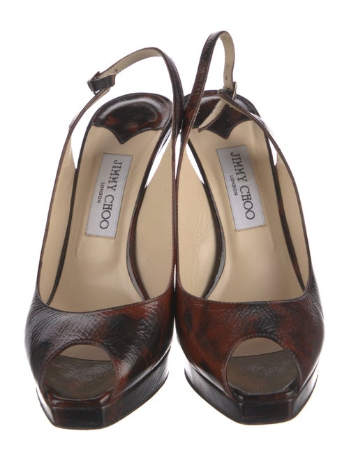 Jimmy Choo Patent Leather Slingback Pumps