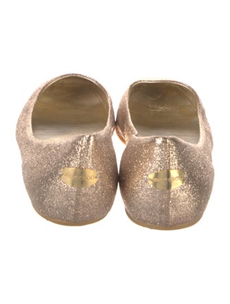 Jimmy Choo Glitter Glitter Accents Ballet Flats