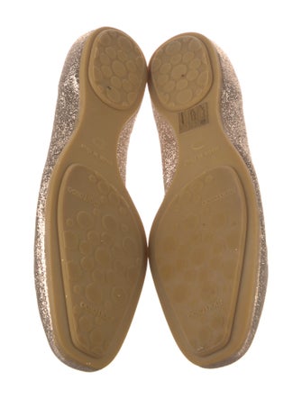 Jimmy Choo Glitter Glitter Accents Ballet Flats