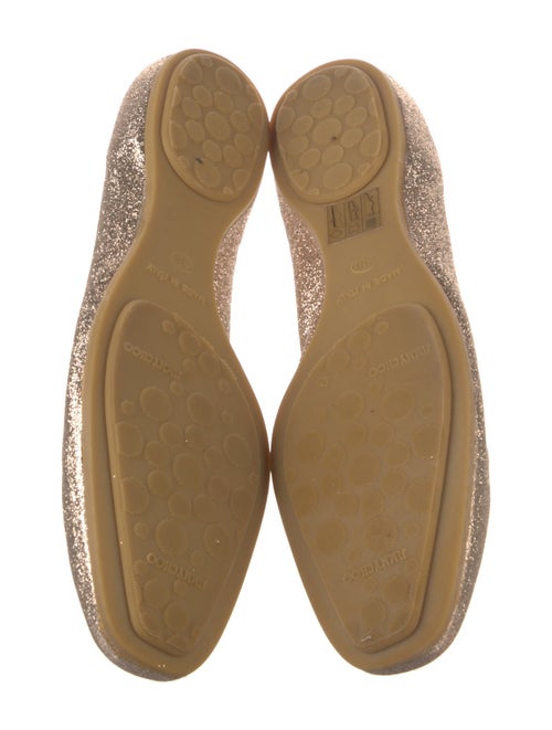 Jimmy Choo Glitter Glitter Accents Ballet Flats