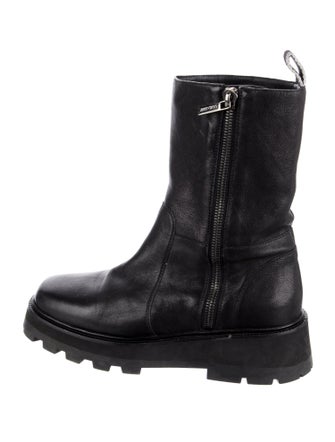 Jimmy Choo Leather Moto Boots
