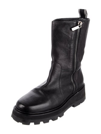 Jimmy Choo Leather Moto Boots