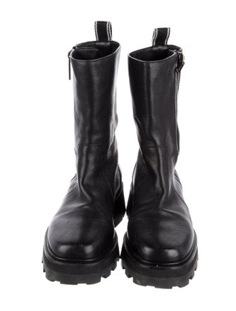 Jimmy Choo Leather Moto Boots