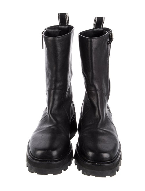Jimmy Choo Leather Moto Boots